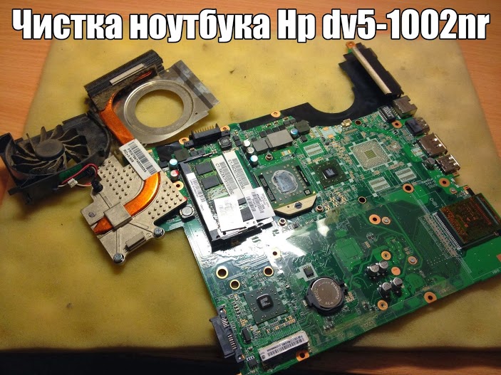 Chistka noutbuka Hp dv5 1002nr