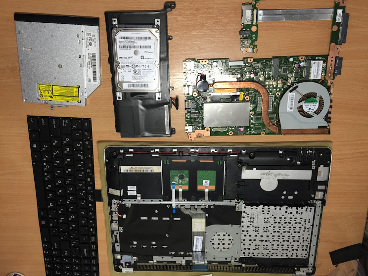 Ремонт ноутбука Asus X551L remont noutbuka asus x551